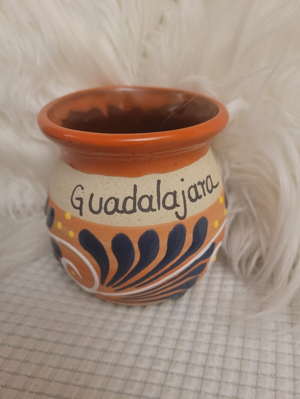 Hand-Painted Jarrito Mug, Guadalajara Mexico